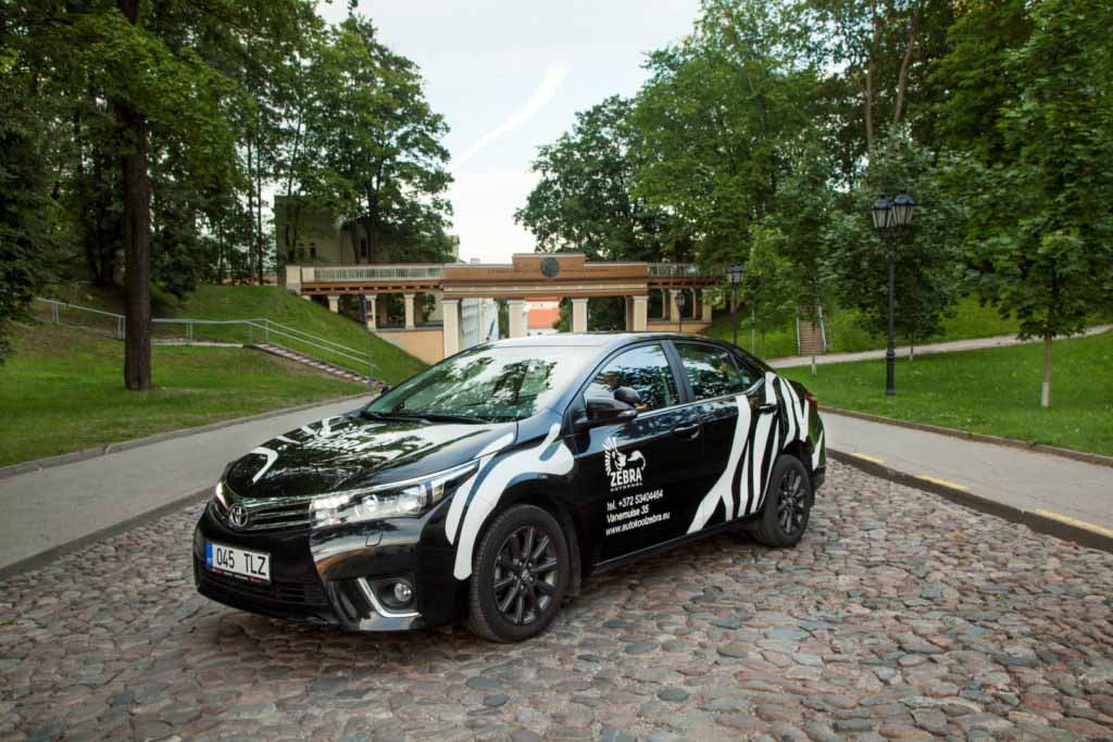 Zebra autokooli auto autokool